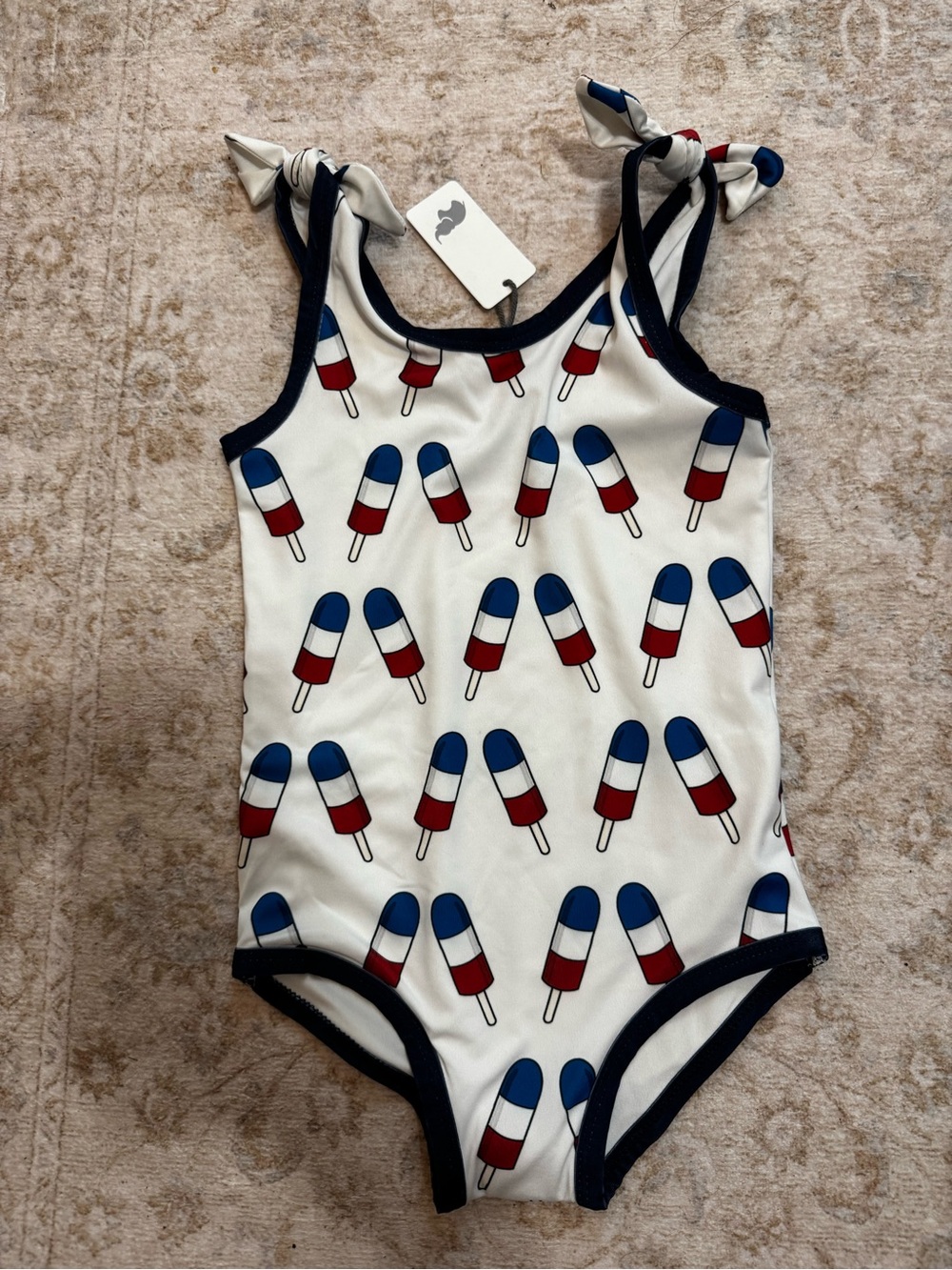 NWT Monica + Andy 3T bomb pop swimsuit